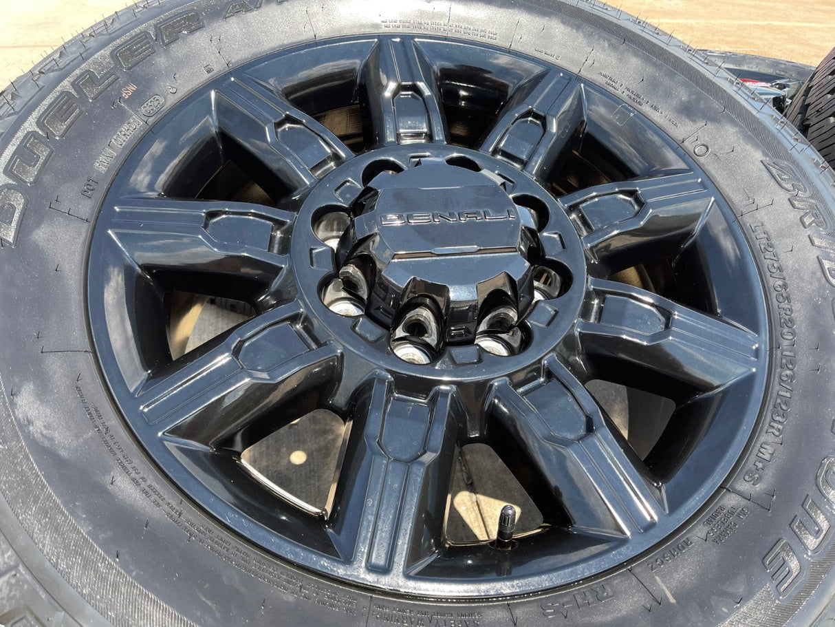 20" GMC Sierra AT4X 2500 3500 OEM 14137 5963 wheels rims Silverado 2025 2026 NEW Texas Truck Tire