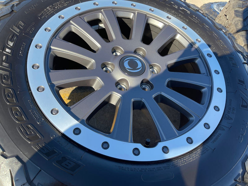 (4) 18" INEOS Grenadier OEM wheels rims beadlock 2023 2024 2025 2026 NEW BFG Texas Truck Tire
