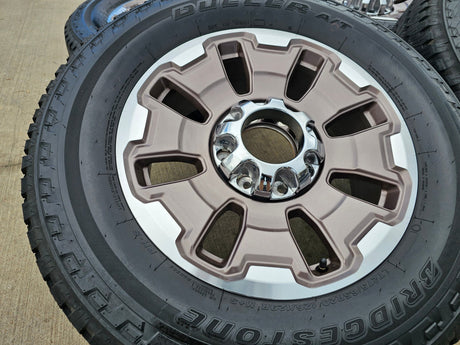 20" Ford F-250 F-350 OEM 10487 KING RANCH tan wheels rims 2024 2025 2026 NEW Texas Truck Tire