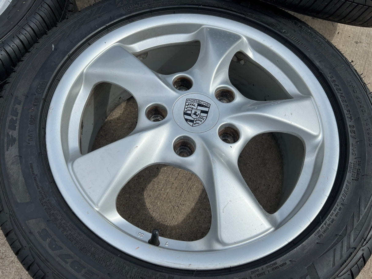 17" Porsche Boxster OEM wheels rims 67258 67259 tires DISCOUNTED Texas Truck Tire