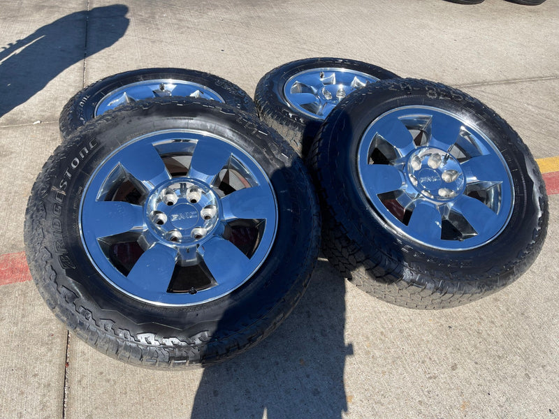 20" GMC Sierra Yukon DENALI OEM wheels rims 5419 BRIDGESTONE DUELER A/T NEW Texas Truck Tire