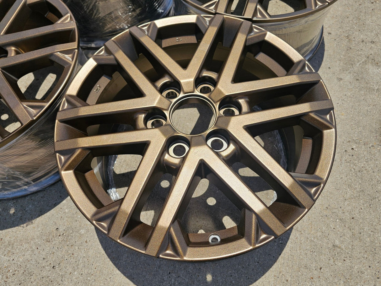 18" Toyota Tundra TRD OEM wheels rims 75281 Sequoia LX600 2024 2025 2026 NEW Texas Truck Tire