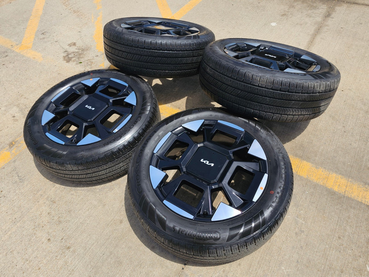 19" Kia Carnival Sorento OEM wheels rims Sonata Stinger K4 K5 2025 2026 2027 NEW Texas Truck Tire