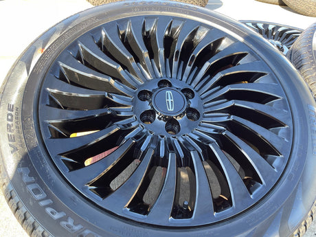 22" Lincoln Navigator OEM rims wheels 10179 Black Label NEW Texas Truck Tire