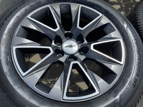 20" Chevy Tahoe Silverado OEM 5919 wheels rims GMC Yukon tires PATHFINDER Texas Truck Tire