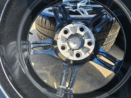 19" + 20" Chevy Corvette C8 OEM 14007 14008 wheels rims 2023 2024 2025 2026 NEW Texas Truck Tire