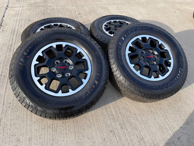 17" Toyota Tacoma 4Runner TRD OEM 10638 wheels rims 2024 2025 2026 BFG NEW Texas Truck Tire
