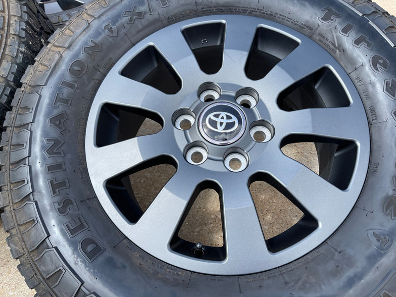 18" Toyota Land Cruiser OEM wheels rims 95952 Tundra Sequoia FIRESTONE X/T Texas Truck Tire