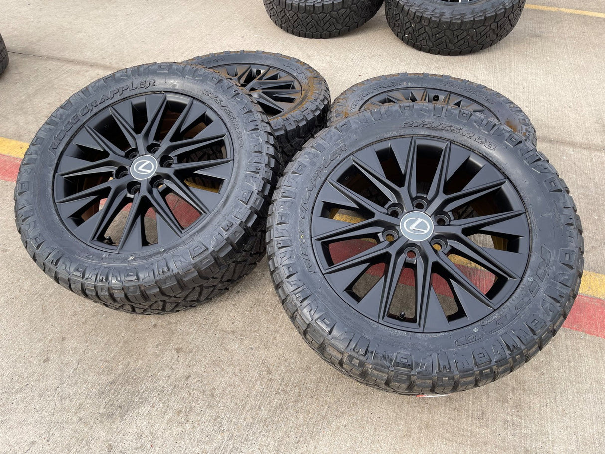20" Toyota Land Cruiser Tundra OEM wheels rims 10545 Lexus GX550 LX600 NEW Texas Truck Tire