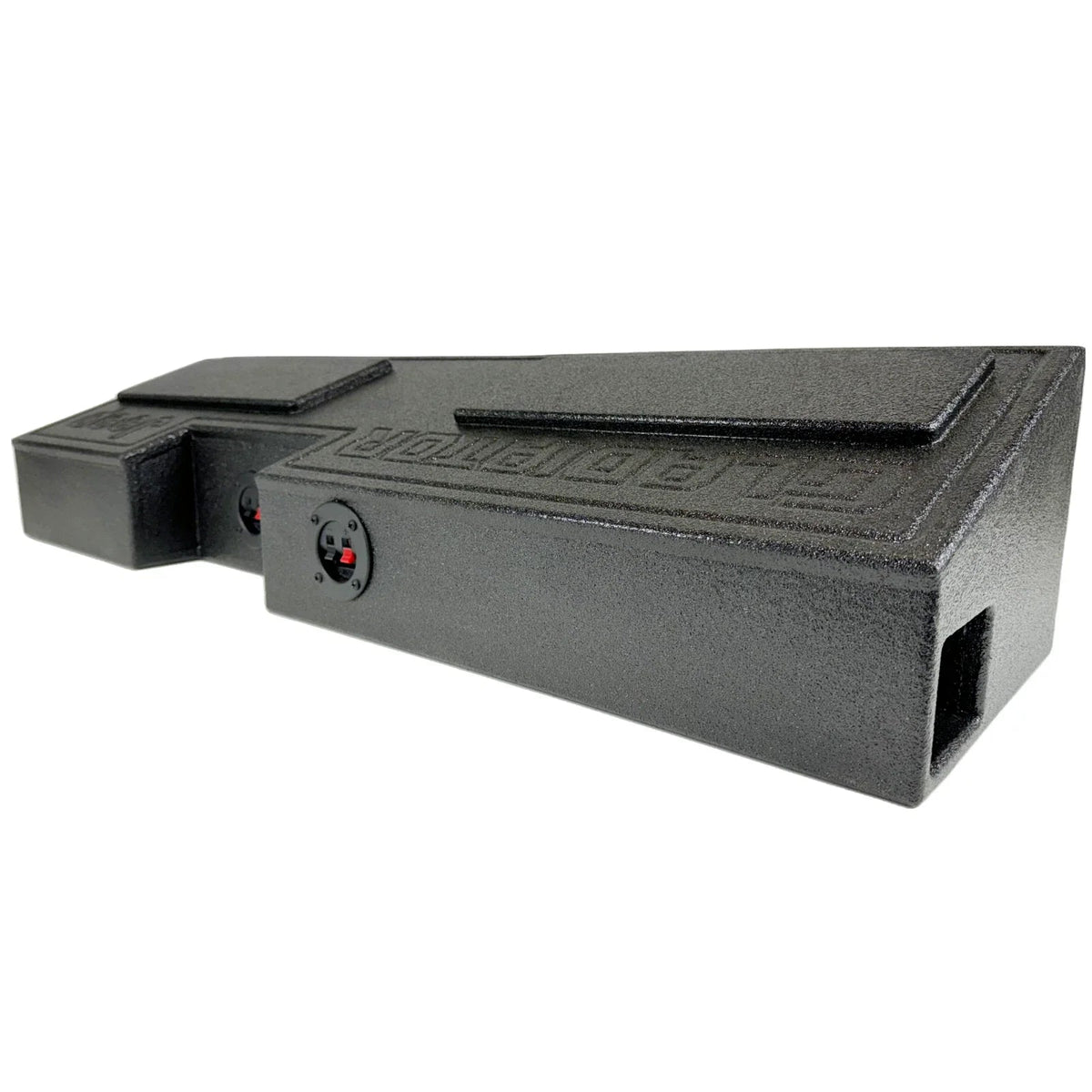 Jeep Gladiator 19-25 Subwoofer Box Quad 8 Front Fire Ported Under Rear Seat Moon Car Stereo