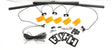 Complete Performance Lund Sun Visor Complete Kit - 1992-1997 Ford F-Series & Bronco Complete Performance