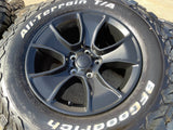 (5) 17" Jeep Wrangler Rubicon OEM 96226 wheels rims Gladiator BFG KO2 NEW 2026 Texas Truck Tire