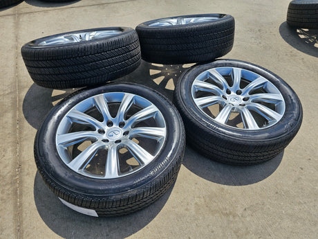22" Infiniti QX80 QX56 Nissan Titan OEM wheels rims 73729 tires Texas Truck Tire