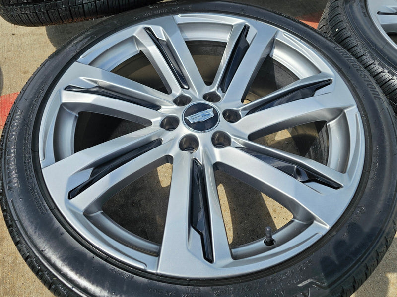 24" Cadillac Escalade V OEM wheels rims tires 2023 2024 2025 2026 2027 NEW Texas Truck Tire