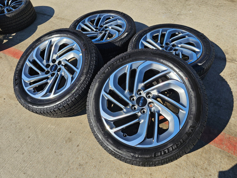 22" Lincoln Navigator OEM 94225 rims wheels BLACK LABEL 2025 2026 MICHELIN NEW Texas Truck Tire