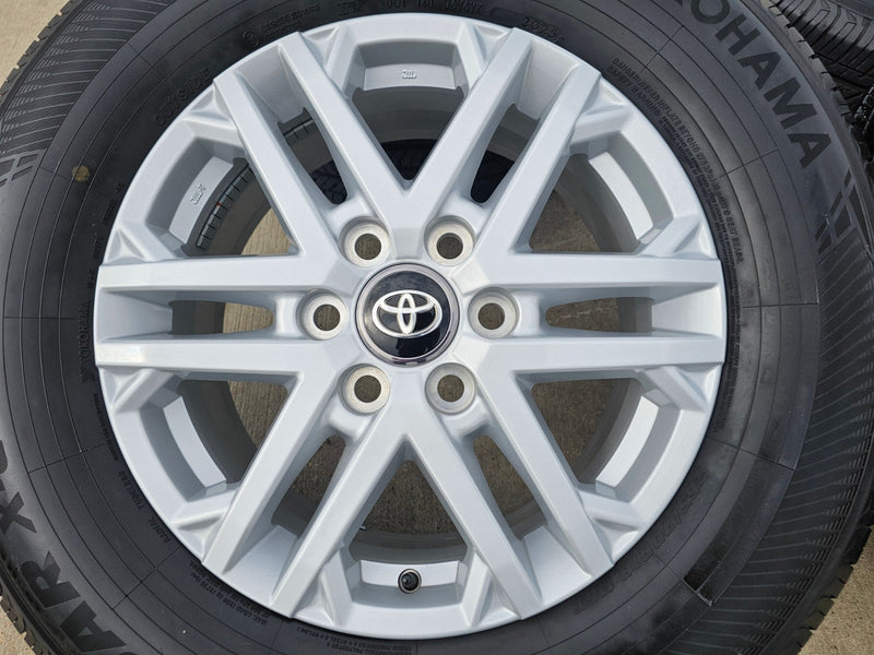 18" Toyota Tundra Sequoia OEM wheels rims 75281 LX600 2024 2025 2026 YOKOHAMA Texas Truck Tire