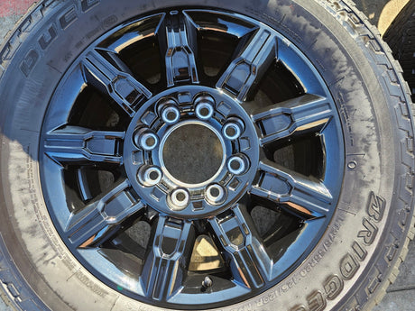 20" GMC Sierra DENALI 2500 3500 OEM 14137 5963 wheels rims Silverado tires A/T Texas Truck Tire