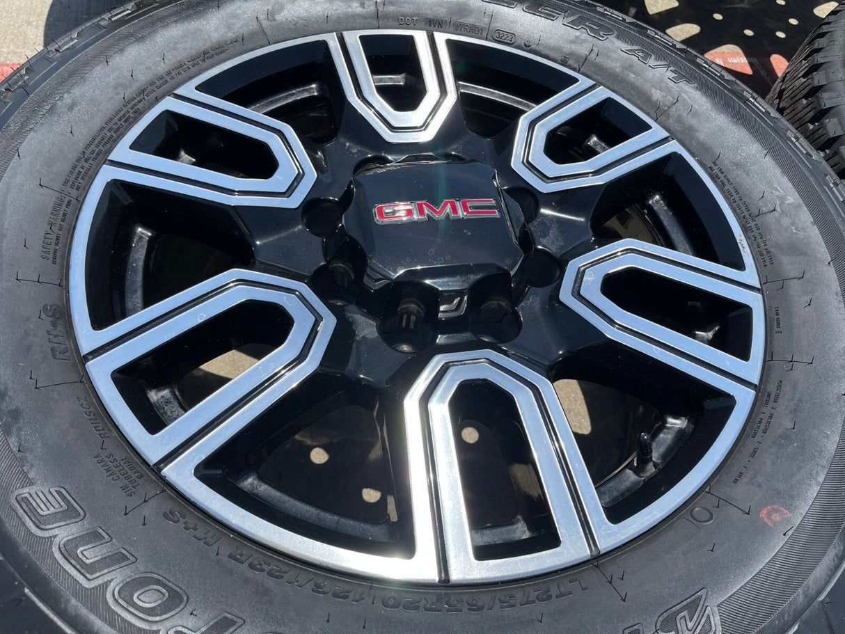 20" GMC Sierra AT4 2500 3500 OEM wheels rims 5950 Silverado 2023 2024 2025 2026 Texas Truck Tire