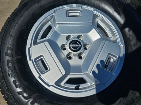 17" Nissan Frontier OEM Retro Hardbody Edition 62783 wheels rims 2025 NEW BFG Texas Truck Tire