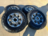 18" Ford F-250 F-350 OEM TREMOR rims wheels 10482 tires 35" DURATRAC R/T Texas Truck Tire