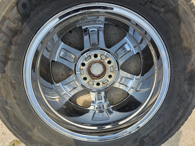 18" Ford F-150 Expedition OEM chrome rim wheel tire 10343 spare 2024 2025 2026 Texas Truck Tire