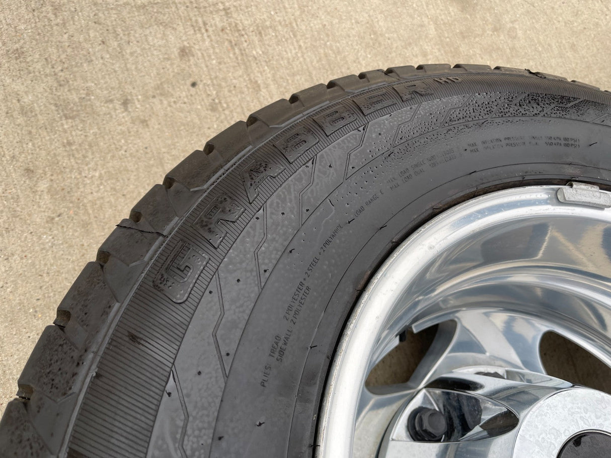 17" GMC Sierra Chevy Silverado 3500 Dually rims wheels OEM 5519 5520 DISCOUNTED Texas Truck Tire