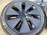 18" Tesla Model 3 OEM Photon 95910 wheels rims 2024 2025 2026 2027 NEW MICHELIN Texas Truck Tire