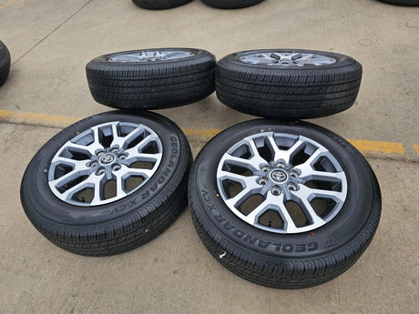 20" Toyota Tundra TSS TRD OEM wheels rims 95359 75277 Sequoia 2024 2025 2026 NEW Texas Truck Tire