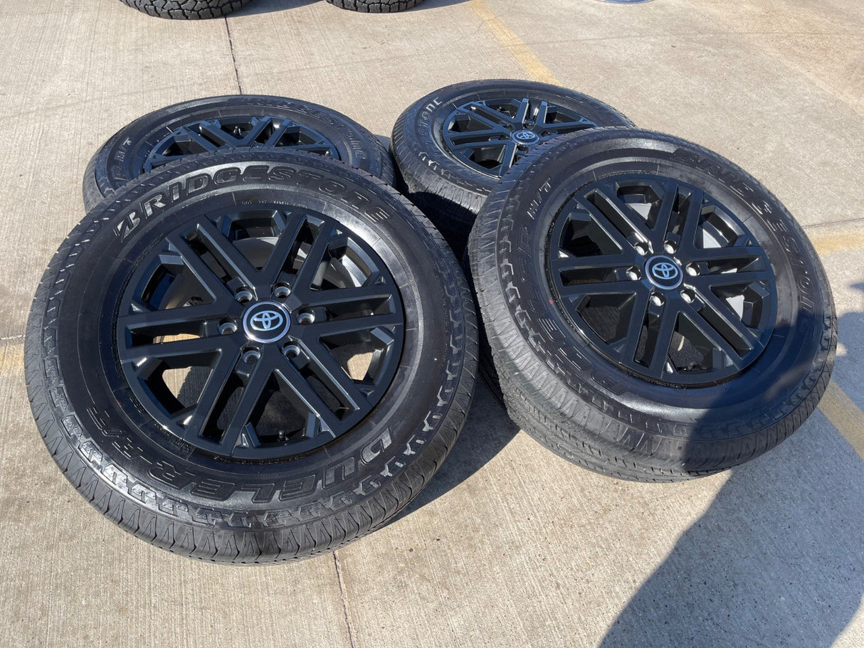 18" Toyota Tundra Sequoia TRD OEM wheels rims 75281 Lexus GX550 LX600 NEW 2026 Texas Truck Tire