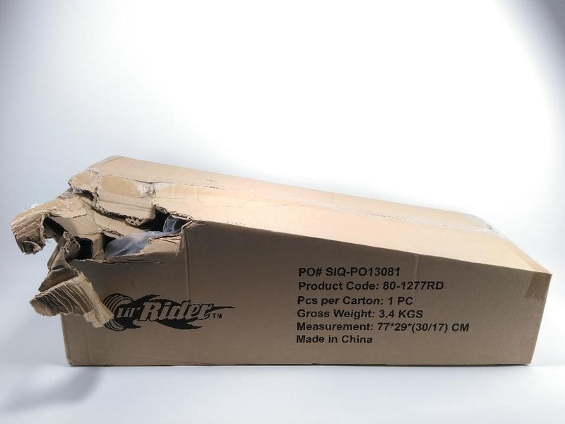 Red and Black Wiggle Ride-On Car Toy – Battery and Pedal Free, New with Damaged Box