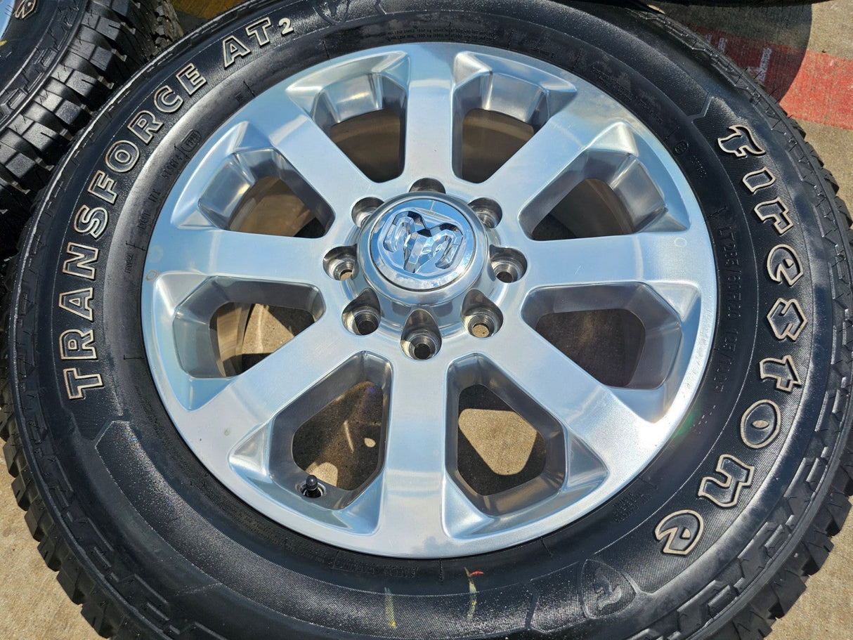 20" Dodge Ram 2500 3500 LARAMIE OEM 2700 wheels rims tires 2024 2025 2026 NEW Texas Truck Tire
