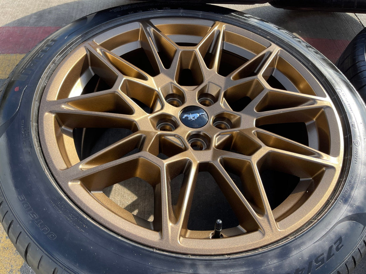 19" Ford Mustang GT Track Pack OEM 10600 10603 Bronze wheels rims 2026 2027 NEW Texas Truck Tire
