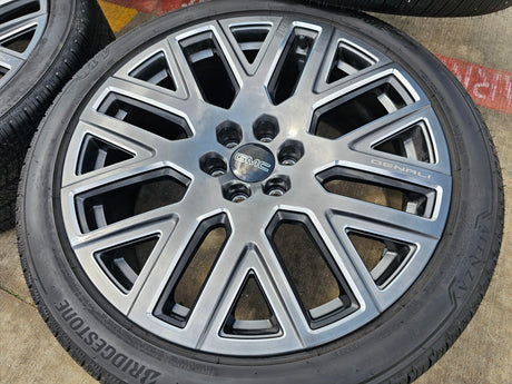 24" GMC Yukon Sierra DENALI OEM wheels rims 2022 2023 2024 2025 2026 NEW Texas Truck Tire