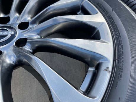 22" Infiniti QX80 QX56 Nissan Titan OEM wheels rims 62799 73770 tires Texas Truck Tire