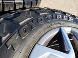 20" GMC Sierra Yukon AT4 Tahoe Silverado OEM 95369 wheels rims TOYO 34" Texas Truck Tire