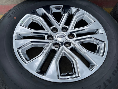 20" Ford F-150 LARIAT Limited OEM 10619 rims wheels CHROME Expedition 2026 NEW Texas Truck Tire