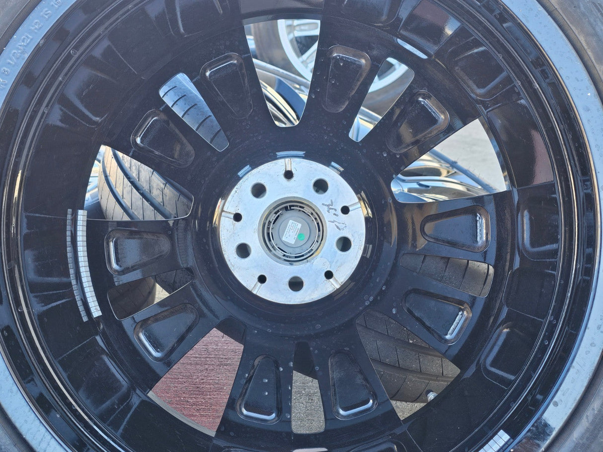 21" Rolls Royce Wraith Ghost Dawn OEM black wheels rims 5x120 tires Texas Truck Tire
