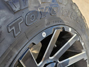 20x10 FUEL Contra D615 Ford F-250 F-350 rims wheels 8x170 -18 TOYO 35" Texas Truck Tire