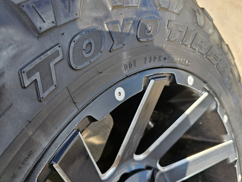 20x10 FUEL Contra D615 Ford F-250 F-350 rims wheels 8x170 -18 TOYO 35" Texas Truck Tire