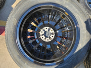 22" Infiniti QX80 QX56 Nissan Titan Armada OEM 94236 wheels rims MIHCELIN NEW Texas Truck Tire