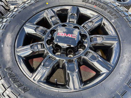 20" GMC Sierra AT4X 2500 3500 OEM 14137 5963 wheels rims Silverado NEW 35" R/T Texas Truck Tire