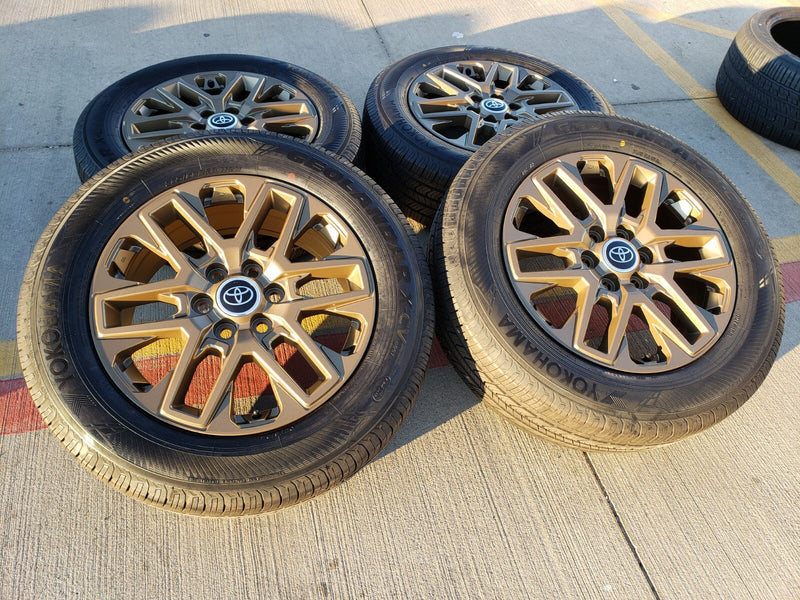 20" Toyota Tundra TRD OEM wheels rims BRONZE TSS 95295 Sequoia NEW Texas Truck Tire