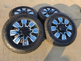 20" GMC Sierra Chevy Silverado 2500 3500 OEM wheels rims 5958 14138 GOODYEAR Texas Truck Tire