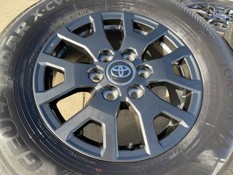 17" Toyota 4Runner Tacoma TRD OEM 94254 10637 wheels rims 2024 2025 2026 NEW Texas Truck Tire