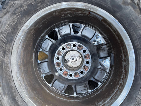 20" Chevy Silverado High Country LTZ 2500 3500 OEM 14124 wheels rims BFG KO3 A/T Texas Truck Tire