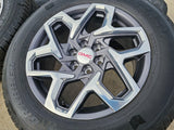 20" GMC Sierra Yukon AT4 Tahoe Silverado OEM wheels rims tires 2022 2023 2024 Texas Truck Tire