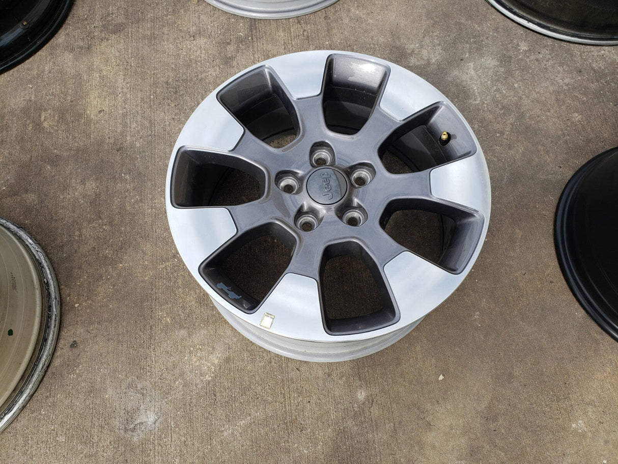 18" Jeep Wrangler Gladiator Sahara OEM wheel rim 9222 SPARE 2021 2022 2023 NEW Texas Truck Tire