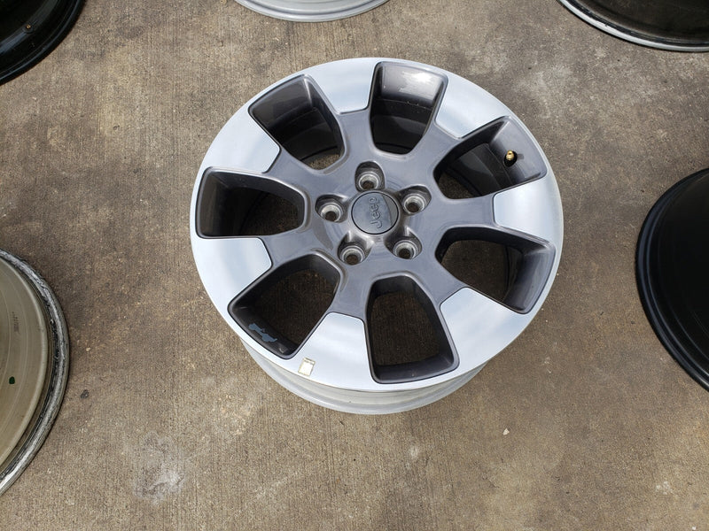 18" Jeep Wrangler Gladiator Sahara OEM wheel rim 9222 SPARE 2021 2022 2023 NEW Texas Truck Tire
