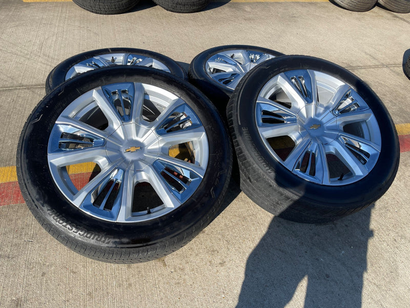 22" Chevy Tahoe RST Premier OEM wheels rims 14046 96951 Silverado Suburban Texas Truck Tire