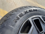 17" Jeep Wrangler Gladiator OEM wheel rim 9118 black tire NEXEN NEW Texas Truck Tire